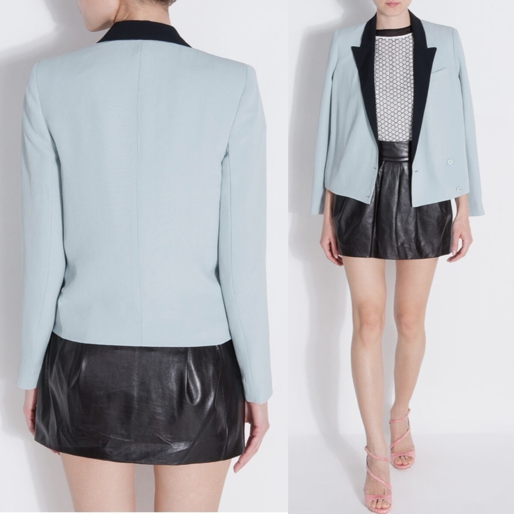 DVF Pamela Soft Canvas Blazer NWT Size 8